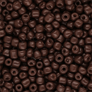 Glasperlen Rocailles 6/0 (4 mm) Dark brown