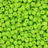 Glasperlen Rocailles 6/0 (4 mm) Lime green