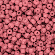 Glasperlen Rocailles 6/0 (4 mm) Salmon pink