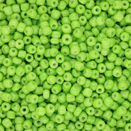 Glasperlen Rocailles 8/0 (3 mm) Lime green