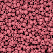 Glasperlen Rocailles 8/0 (3 mm) Salmon pink