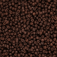 Glasperlen Rocailles 12/0 (2 mm) Dark brown
