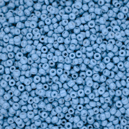 Glasperlen Rocailles 12/0 (2 mm) Light blue
