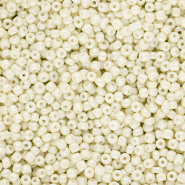 Glasperlen Rocailles 12/0 (2 mm) Off white