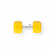 Statement-Anh&auml;nger Hantel "10kg" Dark yellow-silver