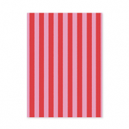 BY31&reg; SchmuckKarten Gerade Linien Red-pink