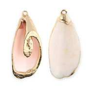 Muschel Anh&auml;nger Specials White-gold