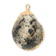Muschel Anh&auml;nger Specials Grey-gold