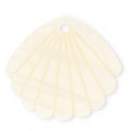 Muschel Anh&auml;nger Specials Jakobsmuschel White