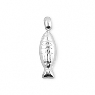 BY31&reg; Stainless Steel - Rostfrei Stahl Anh&auml;nger Fisch Silver