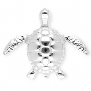 Stainless Steel - Rostfrei Stahl Statement Broschen Schildkröte Silver