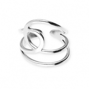 Ringe aus Stainless Steel - Rostfreiem Stahl Silver
