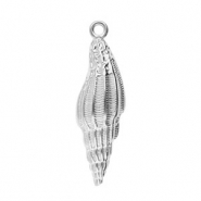 Stainless Steel - Rostfrei Stahl Anhänger Muschel Silver