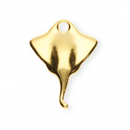 Metall Anh&auml;nger DQ Stachelrochen Gold (Nickelfrei)