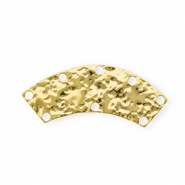 BY31&reg; Rostfreier Edelstahl Schmuckzubeh&ouml;r Zwischenst&uuml;ck Bogen mit 8 &Ouml;sen Gold