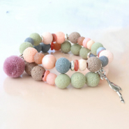 Schmucksets Ausgefallene Armbänder mit Katsuki/Lava Perlen