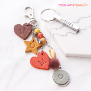 Schmucksets Erstellen Sie Schlüsselanhänger mit ImpressArt und DQ Leder Anhängern!