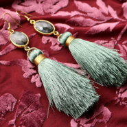 Schmucksets Bunt! Herbstohrringe mit Quasten