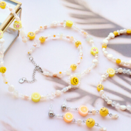 Schmucksets Mit Smiley-Perlen stilvolle Schmuckstücke und Accessoires designen 