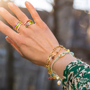 Schmucksets Boho-Schmuck für die Fruehjahrskollektion entwerfen