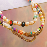 Schmucksets So entwerfen Sie Schmuck mit Polymerperlen für den Layering-Look