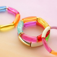 Schmucksets So integrieren Sie Tube Acrylperlen in Armbänder und Halsketten