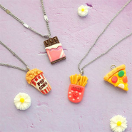 Schmucksets Schmuckinspiration mit Flower und Food Resinperlen