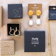 Schmucksets Selbstgemachten Schmuck stilvoll verpacken - so gehts