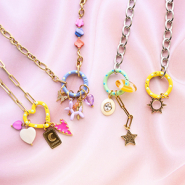 Schmucksets Farbige Klappringe fuer kreative Schmuckdesigns