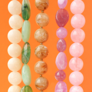 Schmucksets Statement-Schmuck mit Acrylperlen gestalten