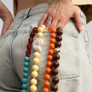 Schmucksets Designideen mit runden DQ-Acrylperlen