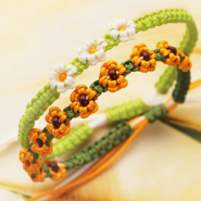 Schmuck machen: Makramee-Blumen-Technik DIY ♡ DIY