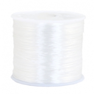 Elastik 0.7mm Transparent weiss