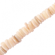 Muschel Perlen Basic disc 6mm Beige