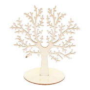 Schmuckdisplay Baum Holz Natural (nat&uuml;rliche Farbe Holz)