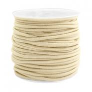 Gef&auml;rbtes Elastikband 2.5mm Beige gold