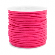Gef&auml;rbtes Elastikband 2.5mm Fuchsia pink