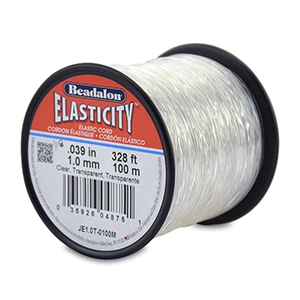 Beadalon Schmuckdraht Elastik 1.0mm 100 Meter Clear