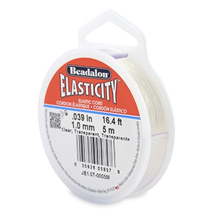 Beadalon Schmuckdraht Elastik 1.0mm 5 Meter Clear