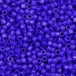 Miyuki Perlen delica's 11/0 Opaque cobalt blau