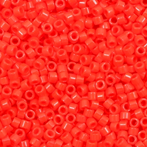 Miyuki Perlen delica's 11/0 Opaque vermillion red