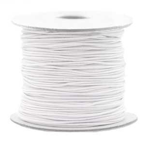 Gef&auml;rbtem Elastik Draht 0.8mm White