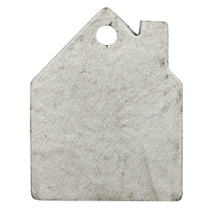 DQ Leder Anh&auml;nger Haus Graphite grey