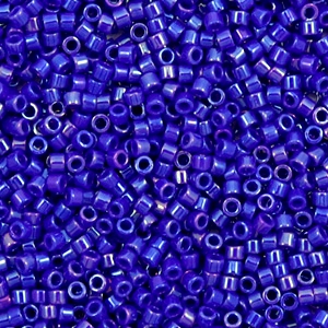 Miyuki Perlen delica's 11/0 Opaque luster cobalt blue DB-216