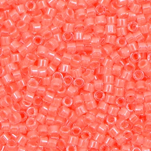 Miyuki Perlen delica's 11/0 Luminous flamingo pink DB-2034