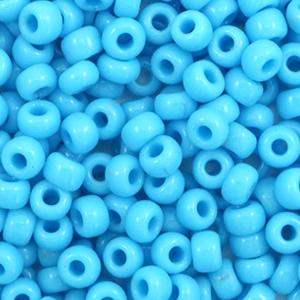 Miyuki Rocailles 6/0 Opaque turquoise blue 6-413