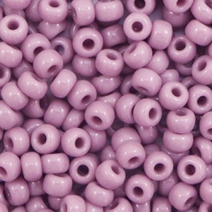 Miyuki Rocailles 6/0 Opaque mauve purple 6-410
