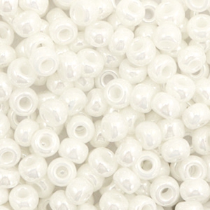 Miyuki Rocailles 6/0 Ceylon ivory pearl 6-591