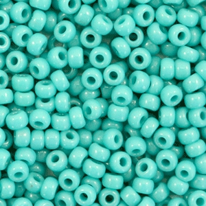 Miyuki Rocailles 8/0 Opaque turquoise green 8-412
