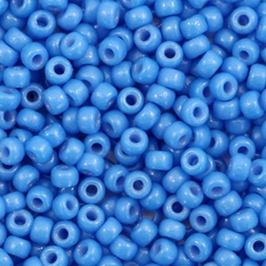 Miyuki Rocailles 8/0 Duracoat opaque delphinium blue 8-4484
